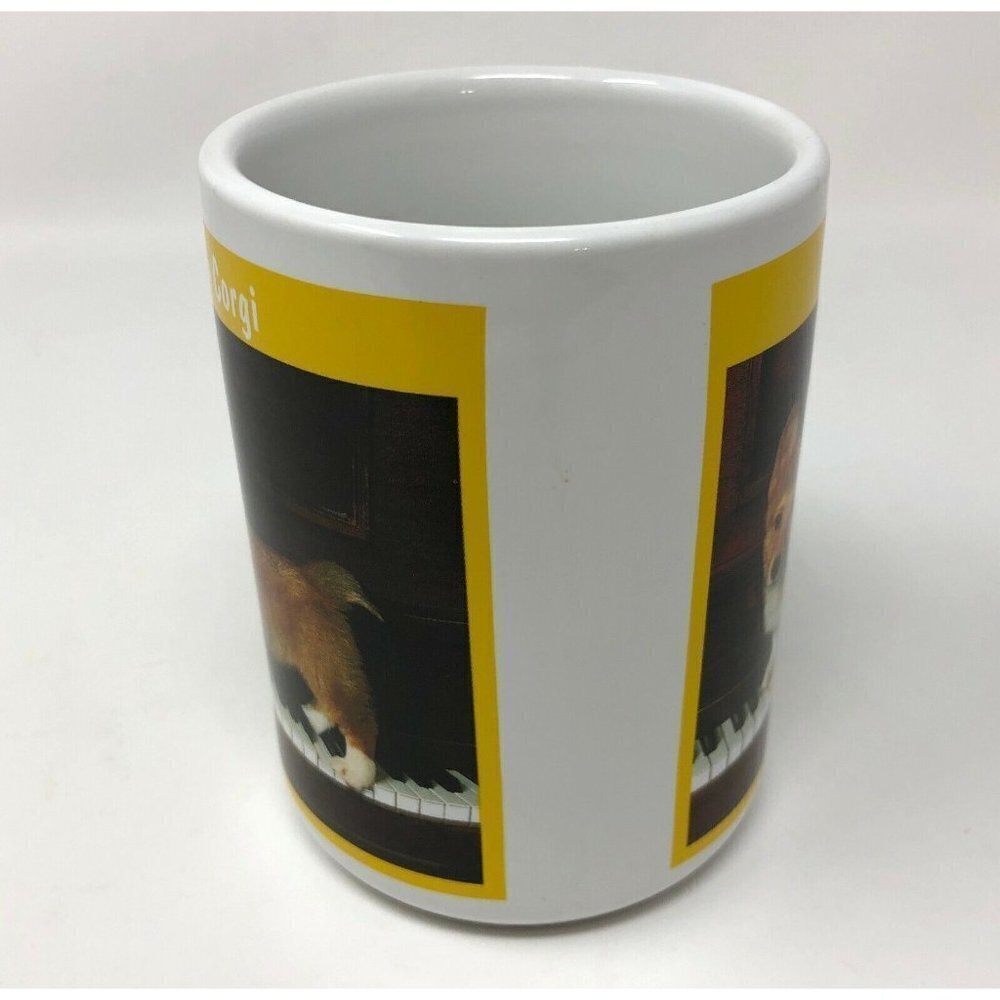 Welsh Corgi Piano Photo Coffee Tea Mug Cup Dog Lover Gift‎ Present - Picture 2 of 6